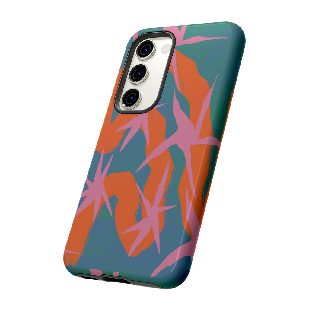 Stylish Phone Case with Abstract Design, Tough Cases, Custom Phone Cover, Gift for Trendsetters, Unique Cellphone Protection