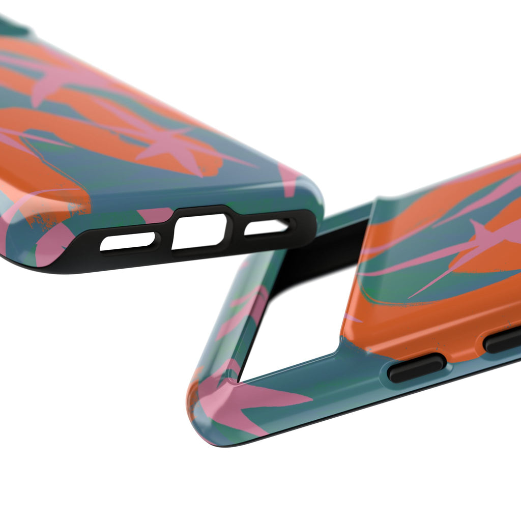 Stylish Phone Case with Abstract Design, Tough Cases, Custom Phone Cover, Gift for Trendsetters, Unique Cellphone Protection