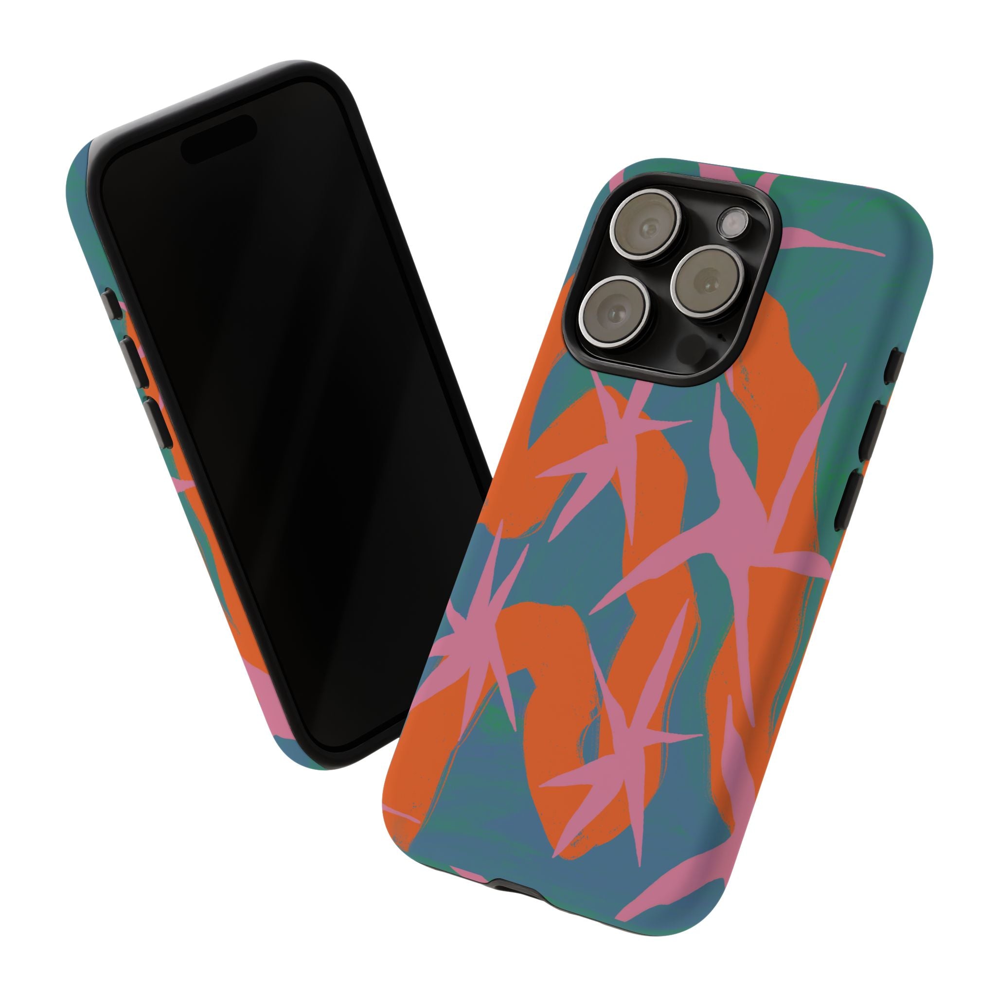 Stylish Phone Case with Abstract Design, Tough Cases, Custom Phone Cover, Gift for Trendsetters, Unique Cellphone Protection