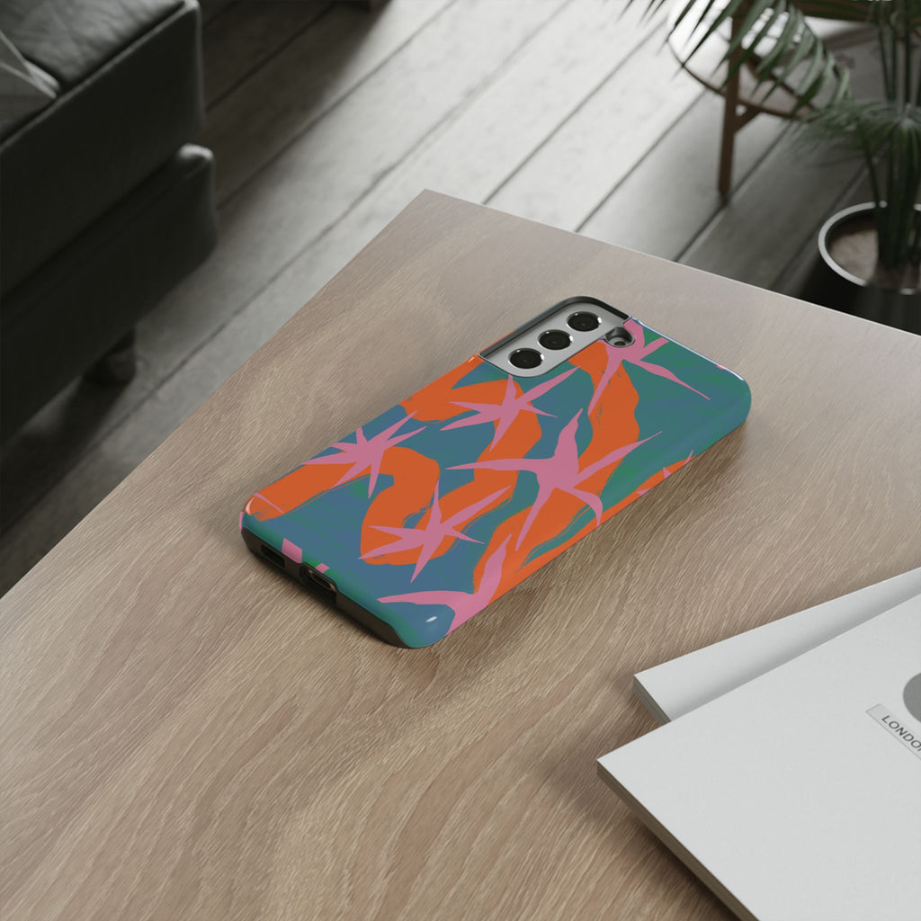 Stylish Phone Case with Abstract Design, Tough Cases, Custom Phone Cover, Gift for Trendsetters, Unique Cellphone Protection