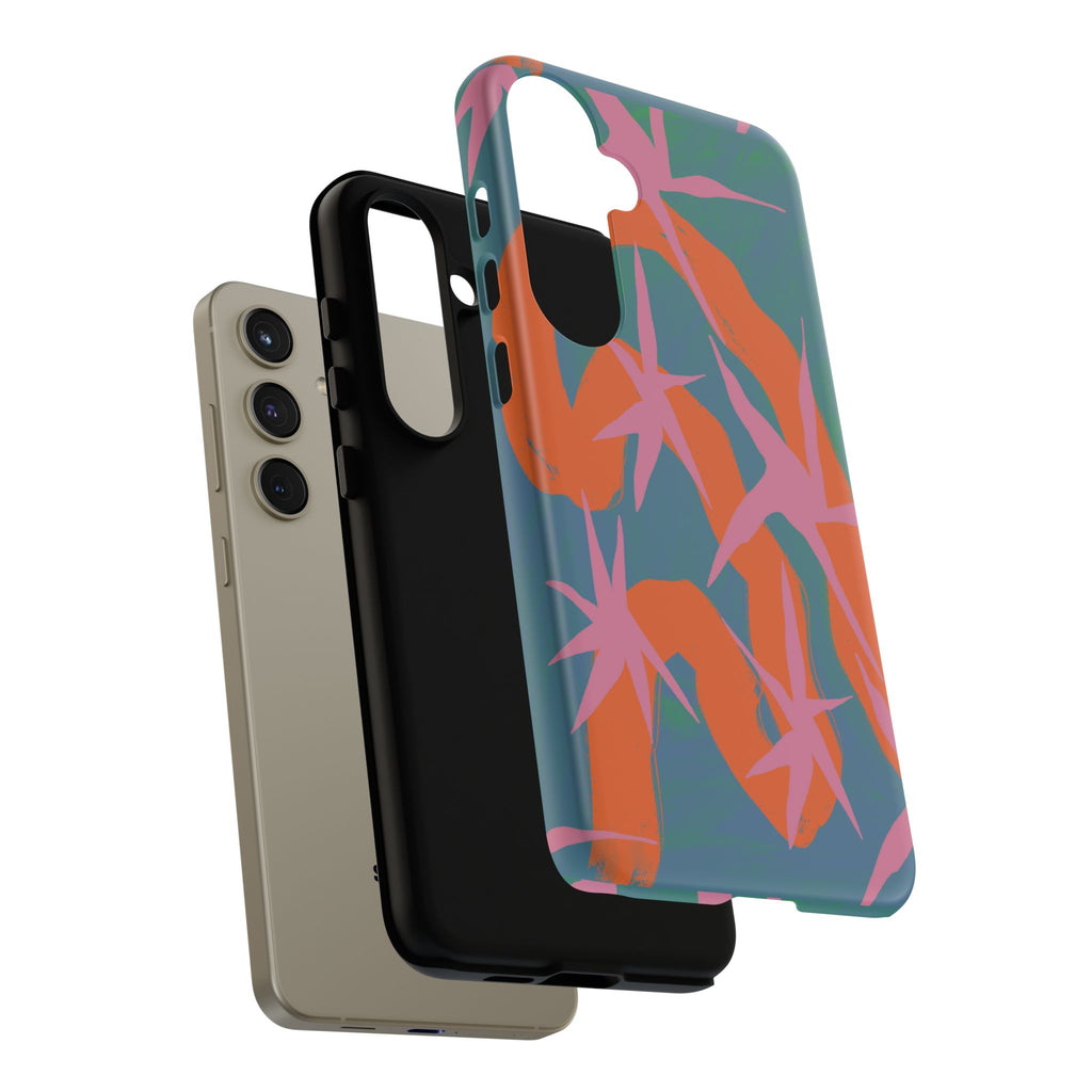 Stylish Phone Case with Abstract Design, Tough Cases, Custom Phone Cover, Gift for Trendsetters, Unique Cellphone Protection