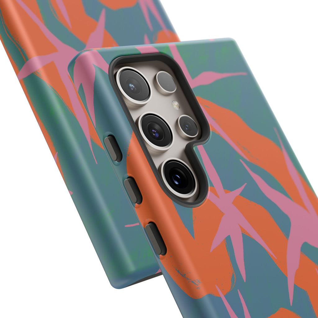 Stylish Phone Case with Abstract Design, Tough Cases, Custom Phone Cover, Gift for Trendsetters, Unique Cellphone Protection