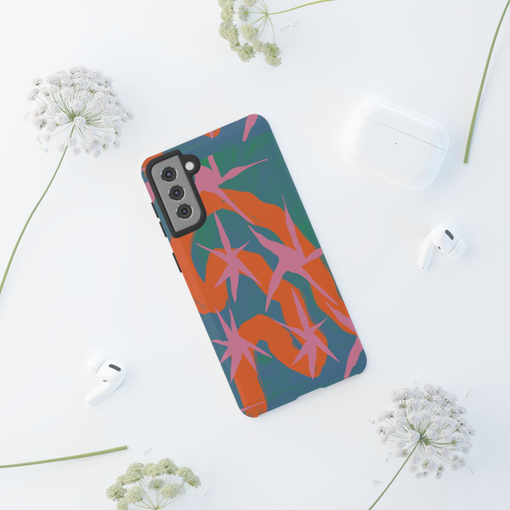 Stylish Phone Case with Abstract Design, Tough Cases, Custom Phone Cover, Gift for Trendsetters, Unique Cellphone Protection