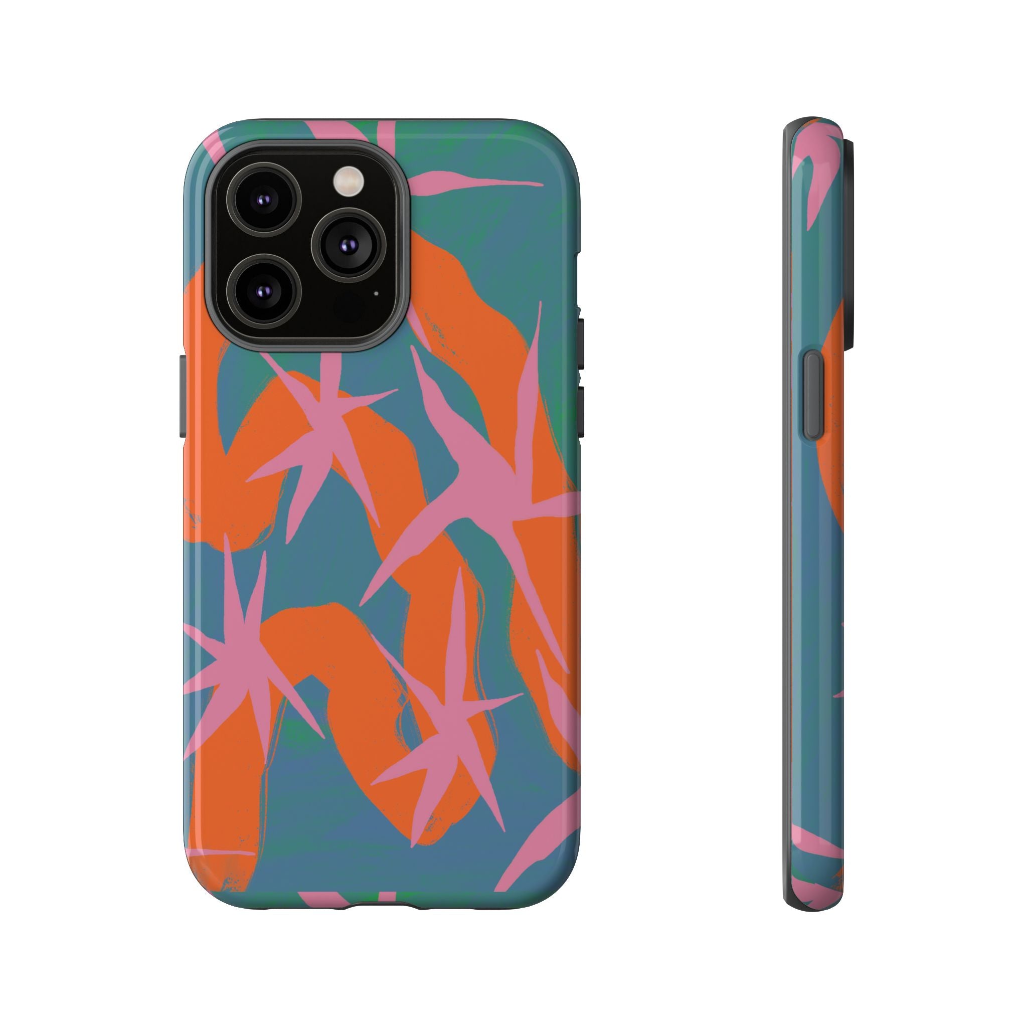 Stylish Phone Case with Abstract Design, Tough Cases, Custom Phone Cover, Gift for Trendsetters, Unique Cellphone Protection