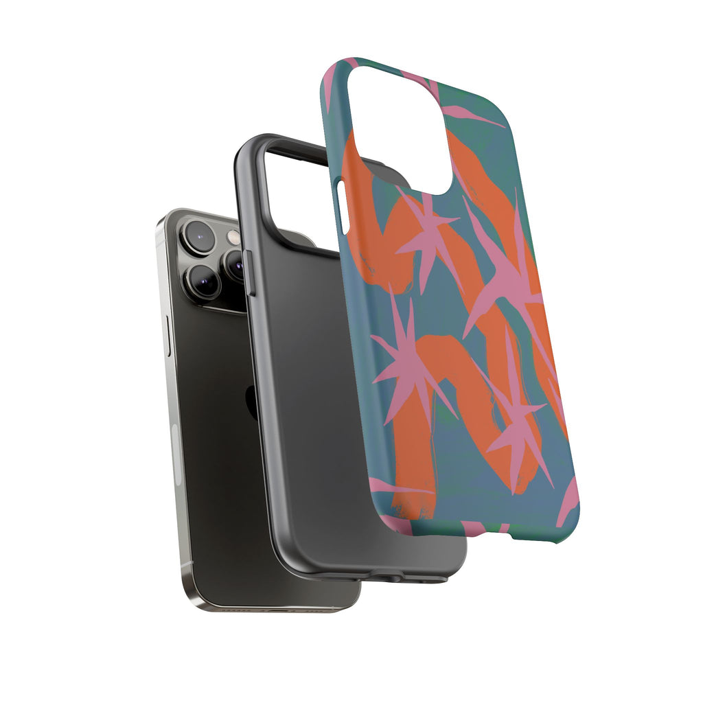 Stylish Phone Case with Abstract Design, Tough Cases, Custom Phone Cover, Gift for Trendsetters, Unique Cellphone Protection