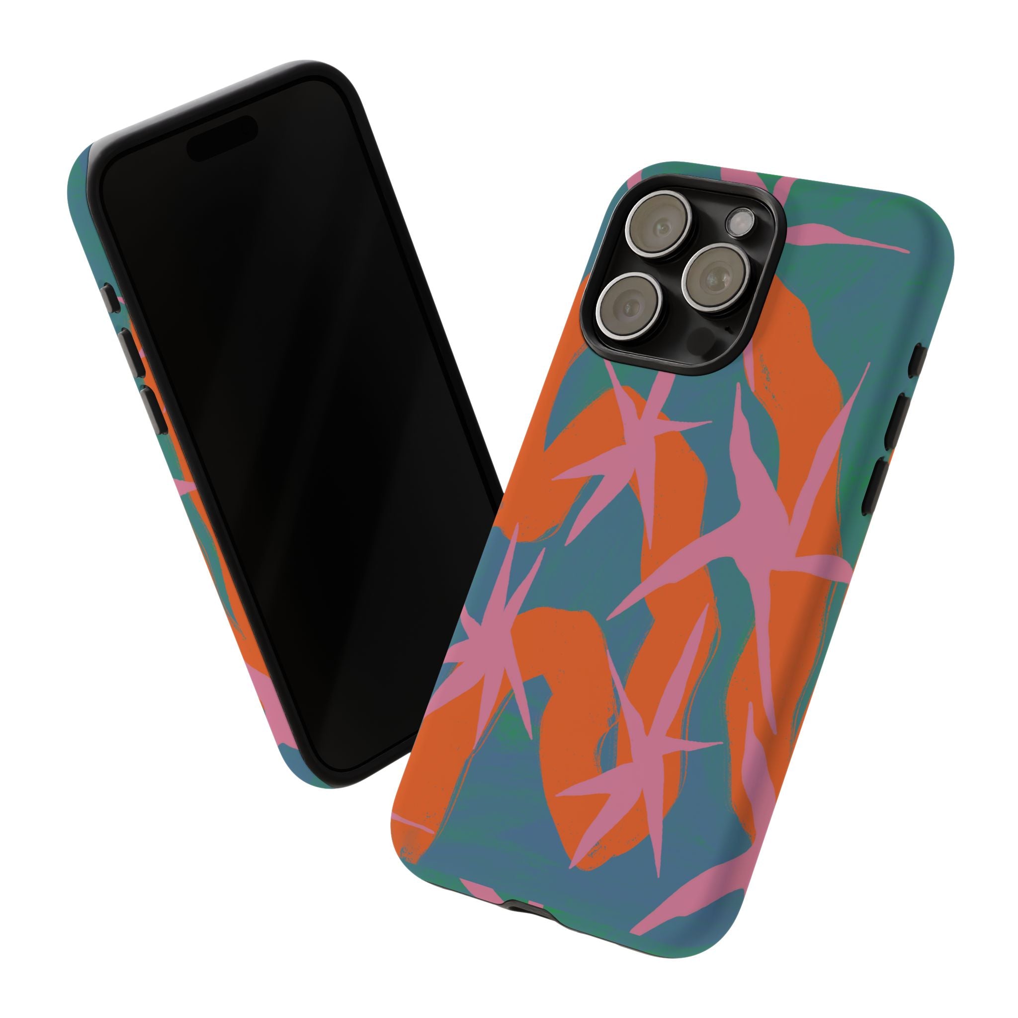Stylish Phone Case with Abstract Design, Tough Cases, Custom Phone Cover, Gift for Trendsetters, Unique Cellphone Protection