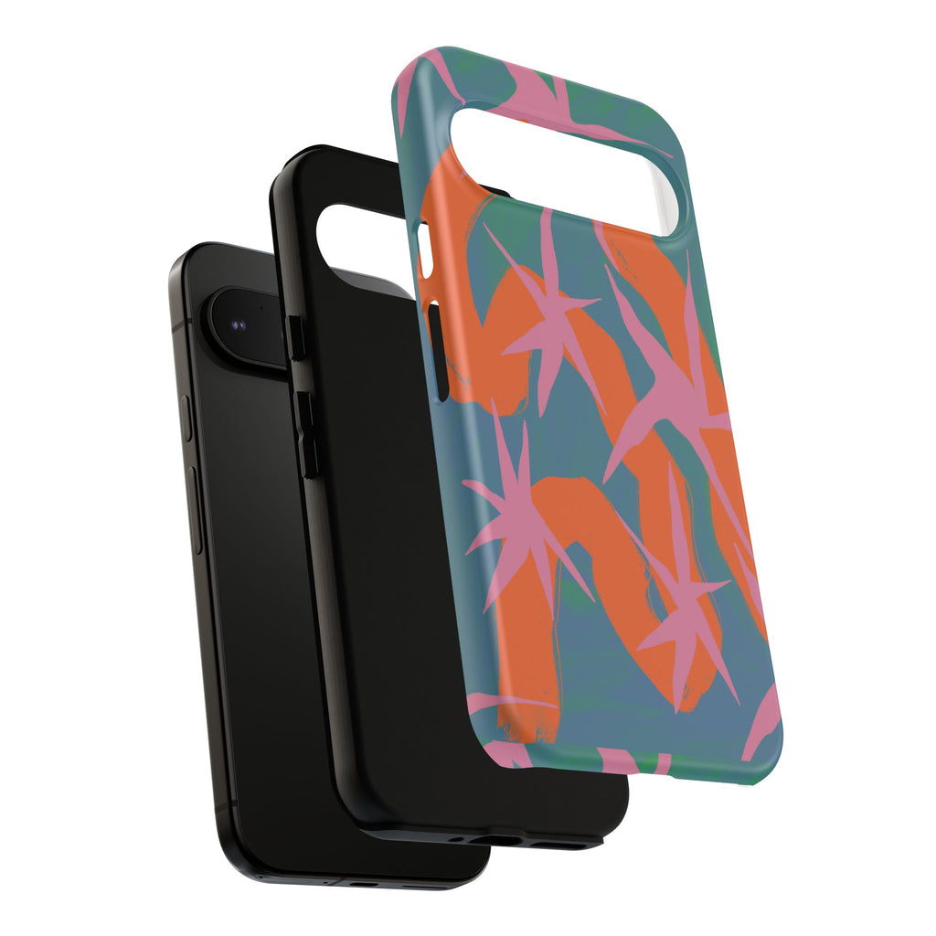 Stylish Phone Case with Abstract Design, Tough Cases, Custom Phone Cover, Gift for Trendsetters, Unique Cellphone Protection