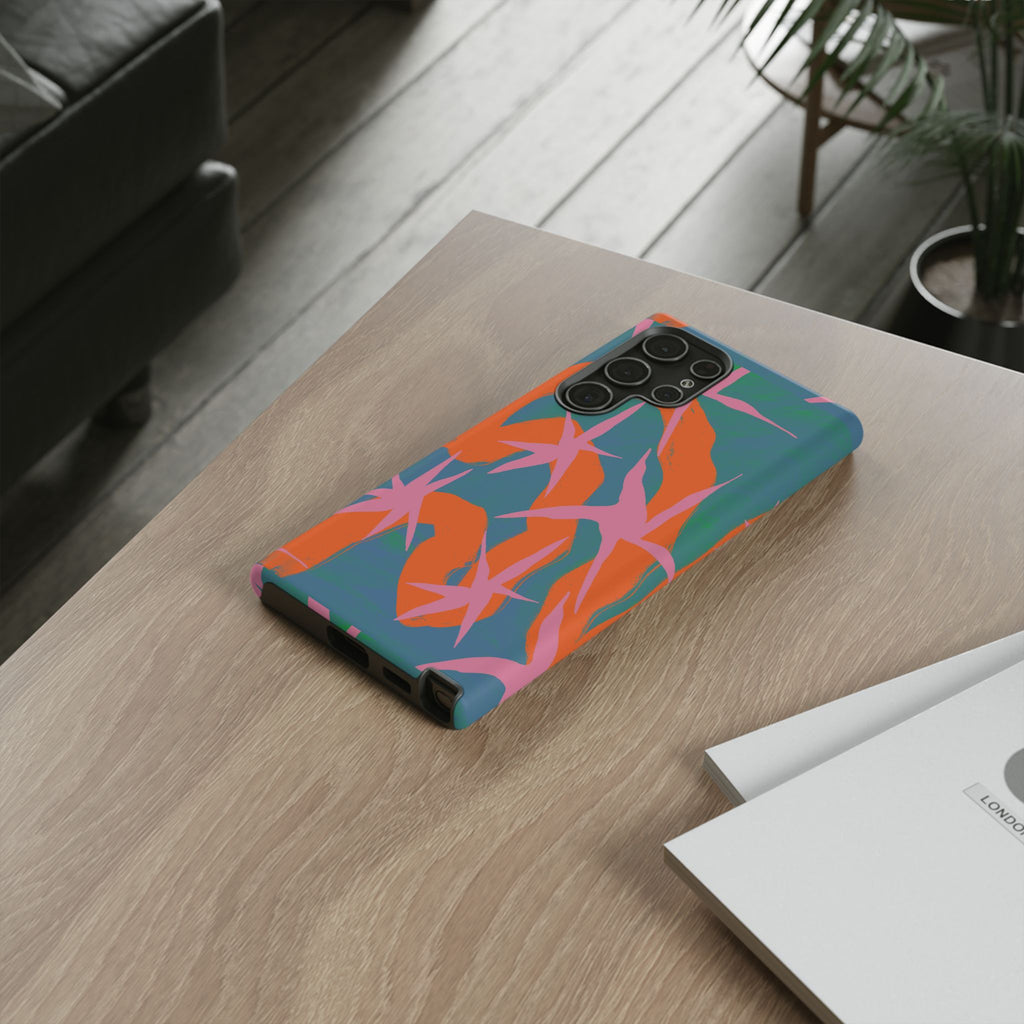 Stylish Phone Case with Abstract Design, Tough Cases, Custom Phone Cover, Gift for Trendsetters, Unique Cellphone Protection
