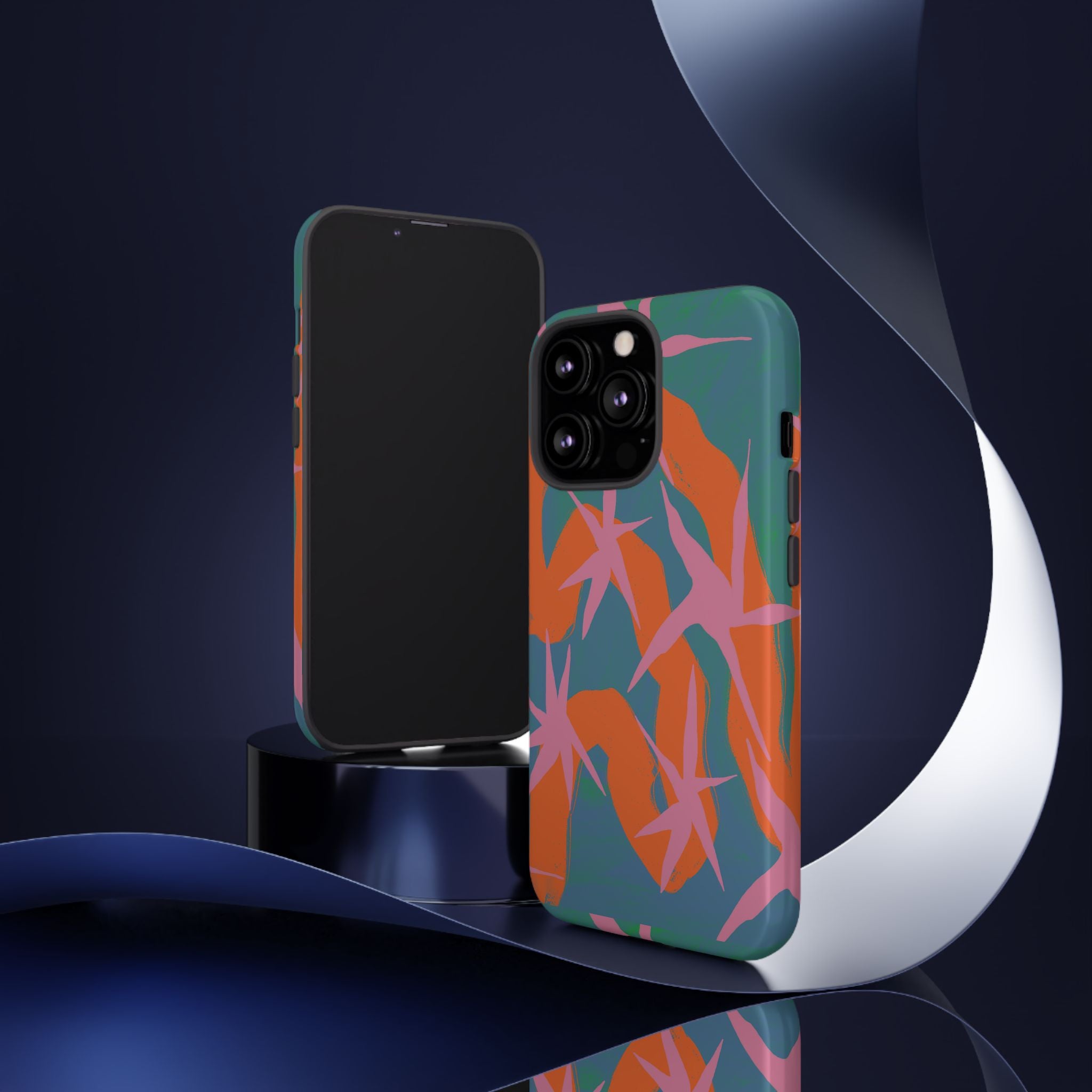 Stylish Phone Case with Abstract Design, Tough Cases, Custom Phone Cover, Gift for Trendsetters, Unique Cellphone Protection