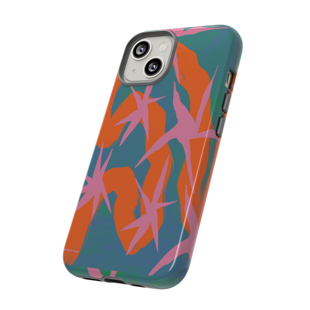 Stylish Phone Case with Abstract Design, Tough Cases, Custom Phone Cover, Gift for Trendsetters, Unique Cellphone Protection