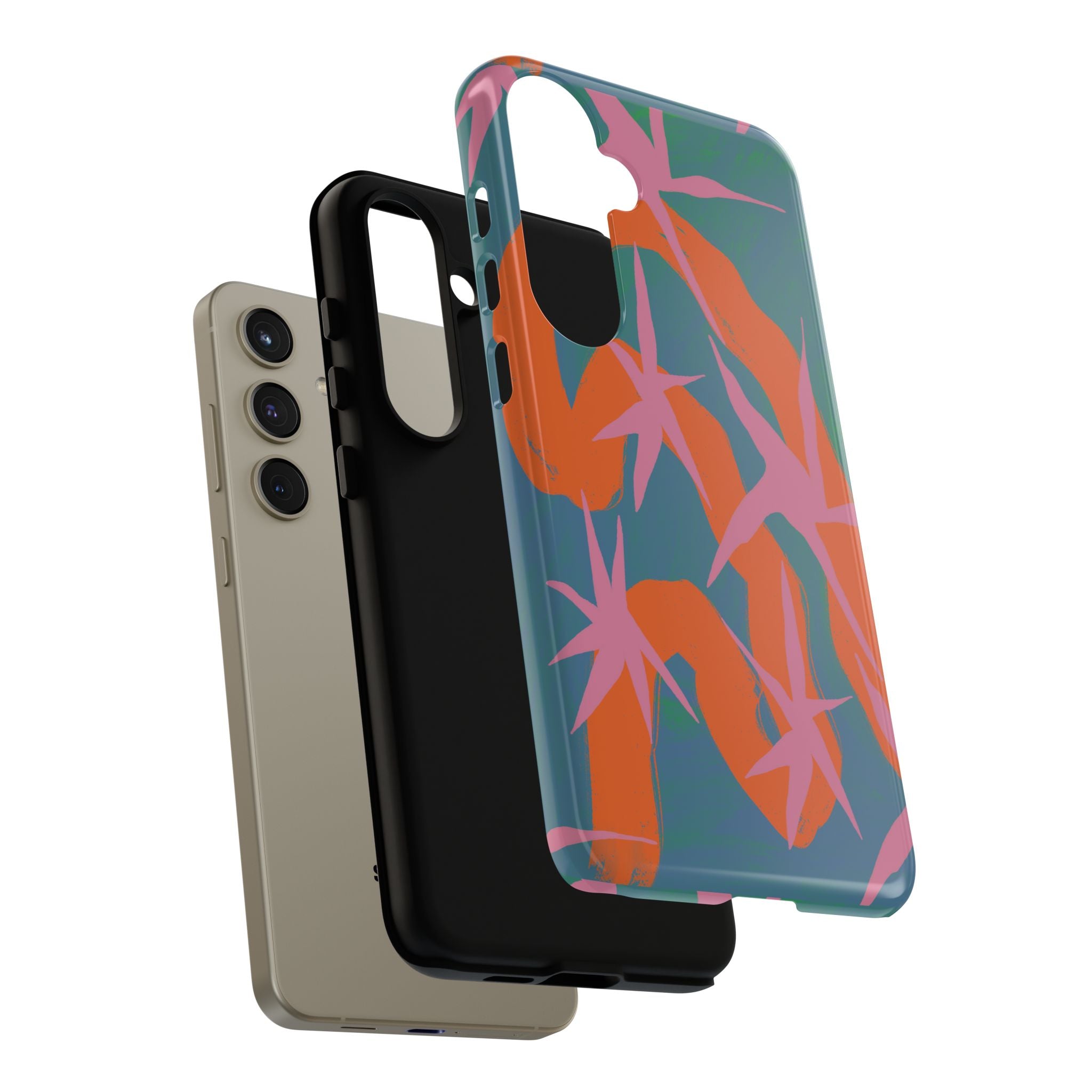Stylish Phone Case with Abstract Design, Tough Cases, Custom Phone Cover, Gift for Trendsetters, Unique Cellphone Protection