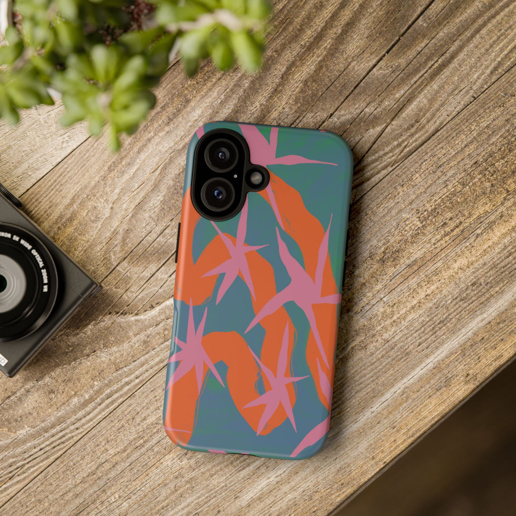 Stylish Phone Case with Abstract Design, Tough Cases, Custom Phone Cover, Gift for Trendsetters, Unique Cellphone Protection