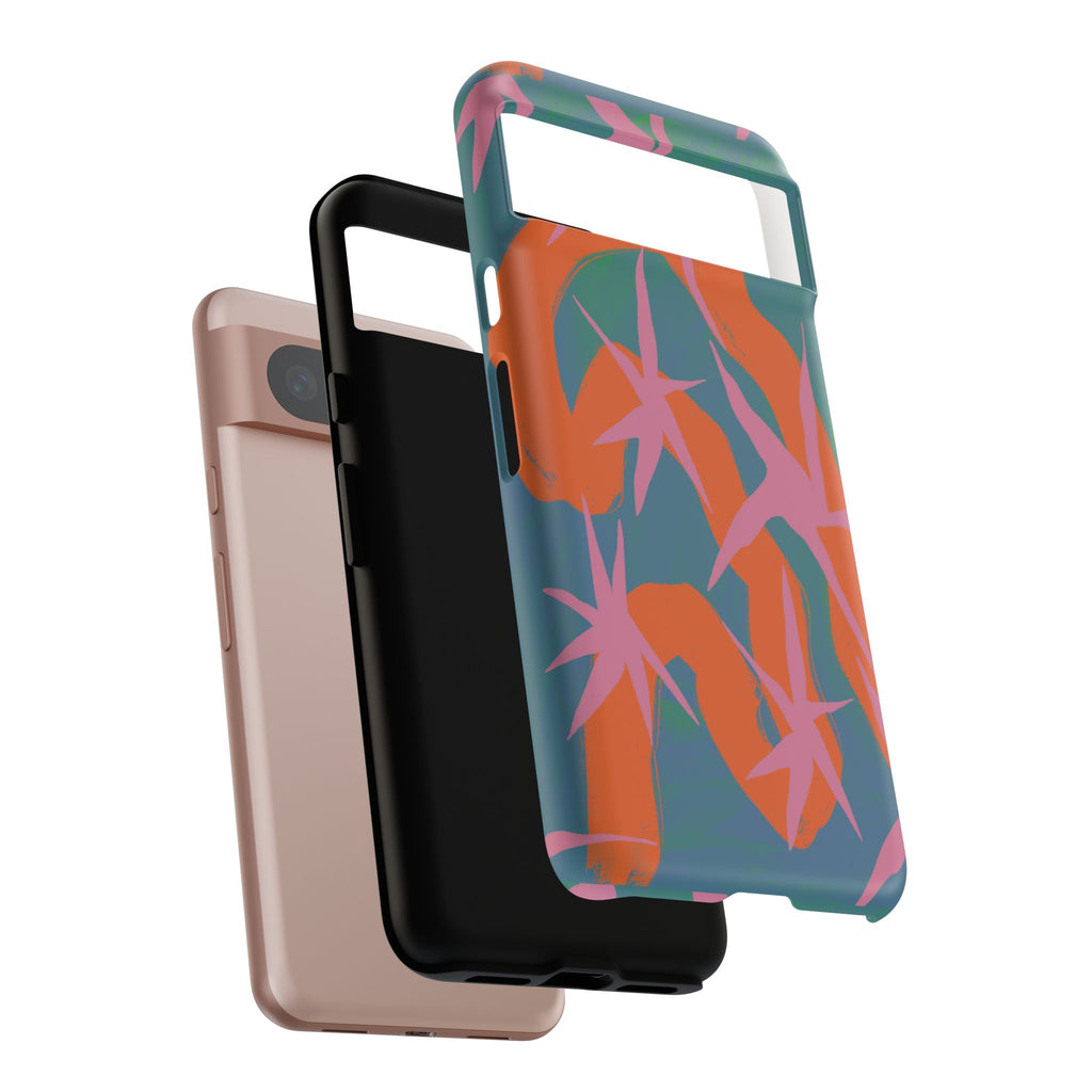 Stylish Phone Case with Abstract Design, Tough Cases, Custom Phone Cover, Gift for Trendsetters, Unique Cellphone Protection
