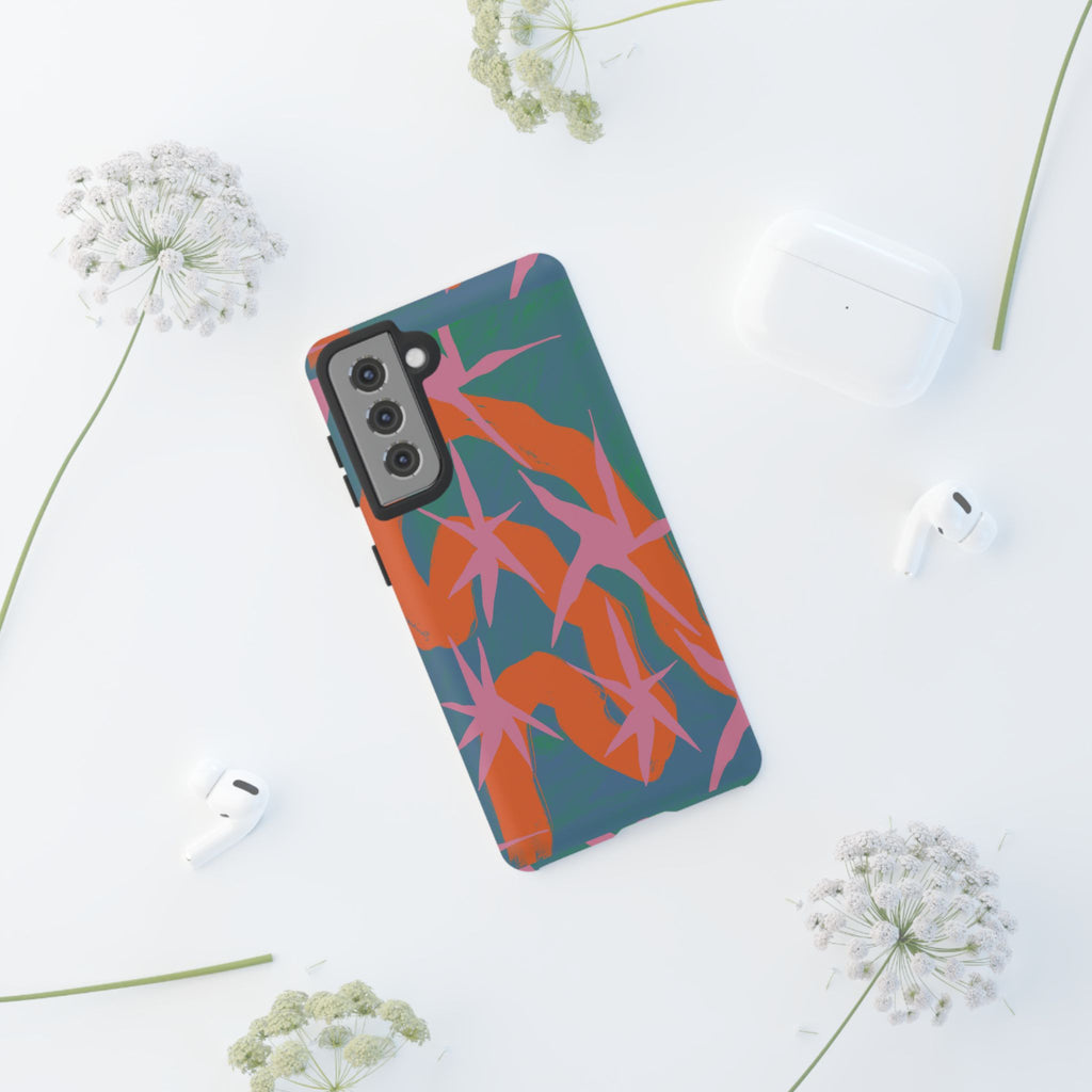 Stylish Phone Case with Abstract Design, Tough Cases, Custom Phone Cover, Gift for Trendsetters, Unique Cellphone Protection