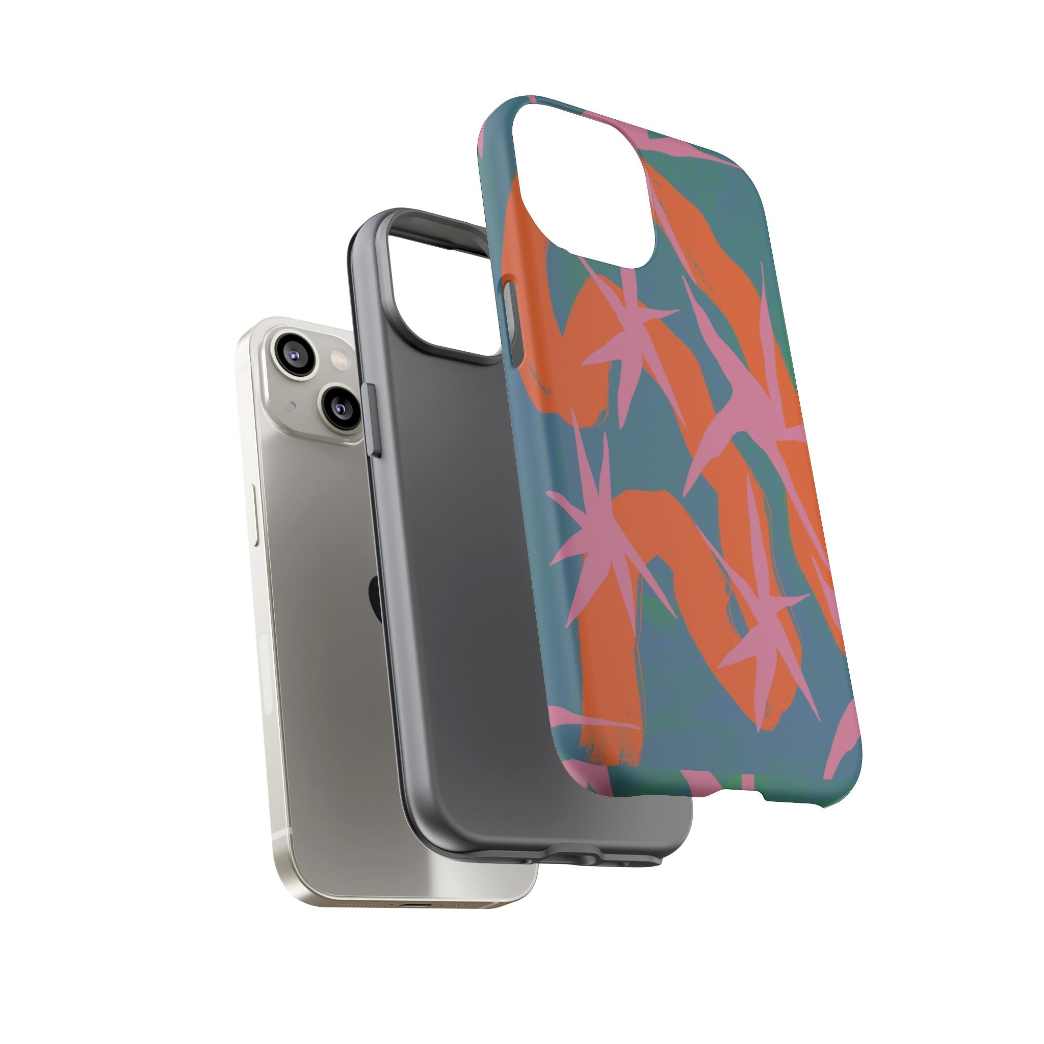 Stylish Phone Case with Abstract Design, Tough Cases, Custom Phone Cover, Gift for Trendsetters, Unique Cellphone Protection
