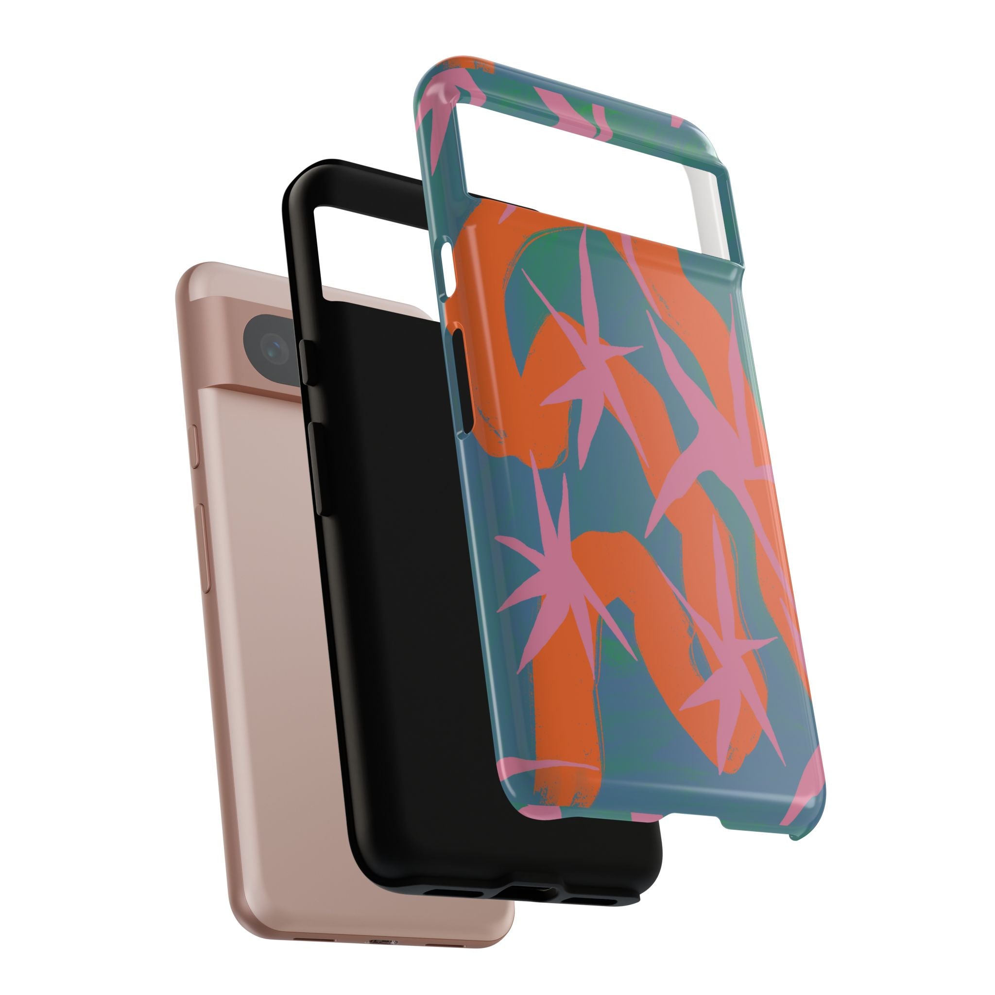 Stylish Phone Case with Abstract Design, Tough Cases, Custom Phone Cover, Gift for Trendsetters, Unique Cellphone Protection