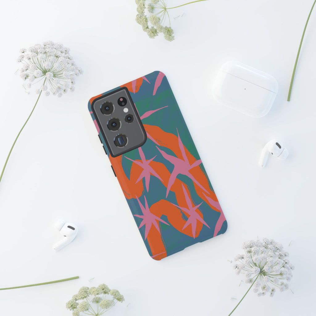 Stylish Phone Case with Abstract Design, Tough Cases, Custom Phone Cover, Gift for Trendsetters, Unique Cellphone Protection