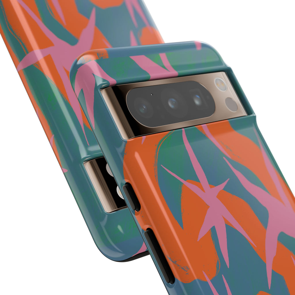 Stylish Phone Case with Abstract Design, Tough Cases, Custom Phone Cover, Gift for Trendsetters, Unique Cellphone Protection