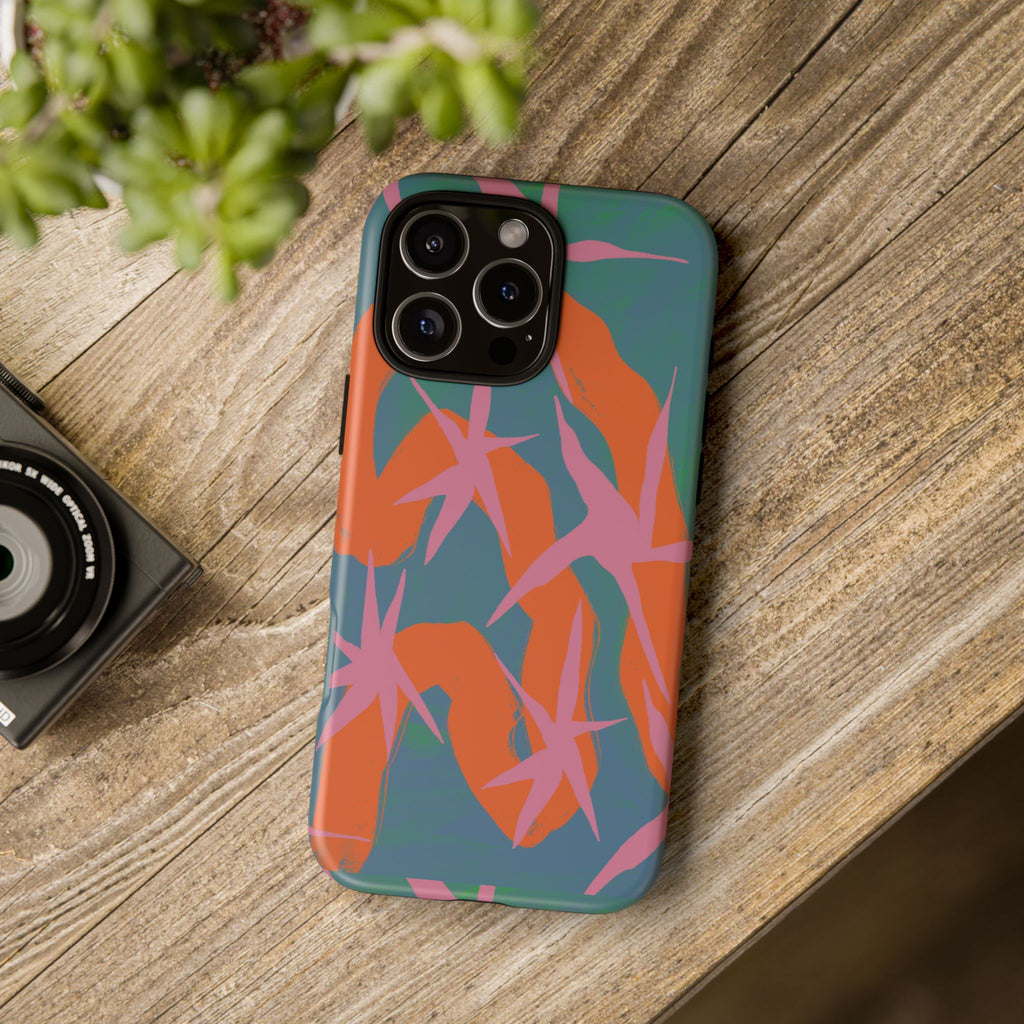 Stylish Phone Case with Abstract Design, Tough Cases, Custom Phone Cover, Gift for Trendsetters, Unique Cellphone Protection