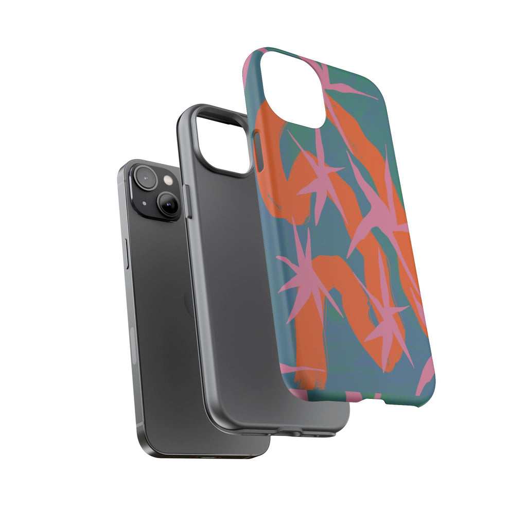 Stylish Phone Case with Abstract Design, Tough Cases, Custom Phone Cover, Gift for Trendsetters, Unique Cellphone Protection