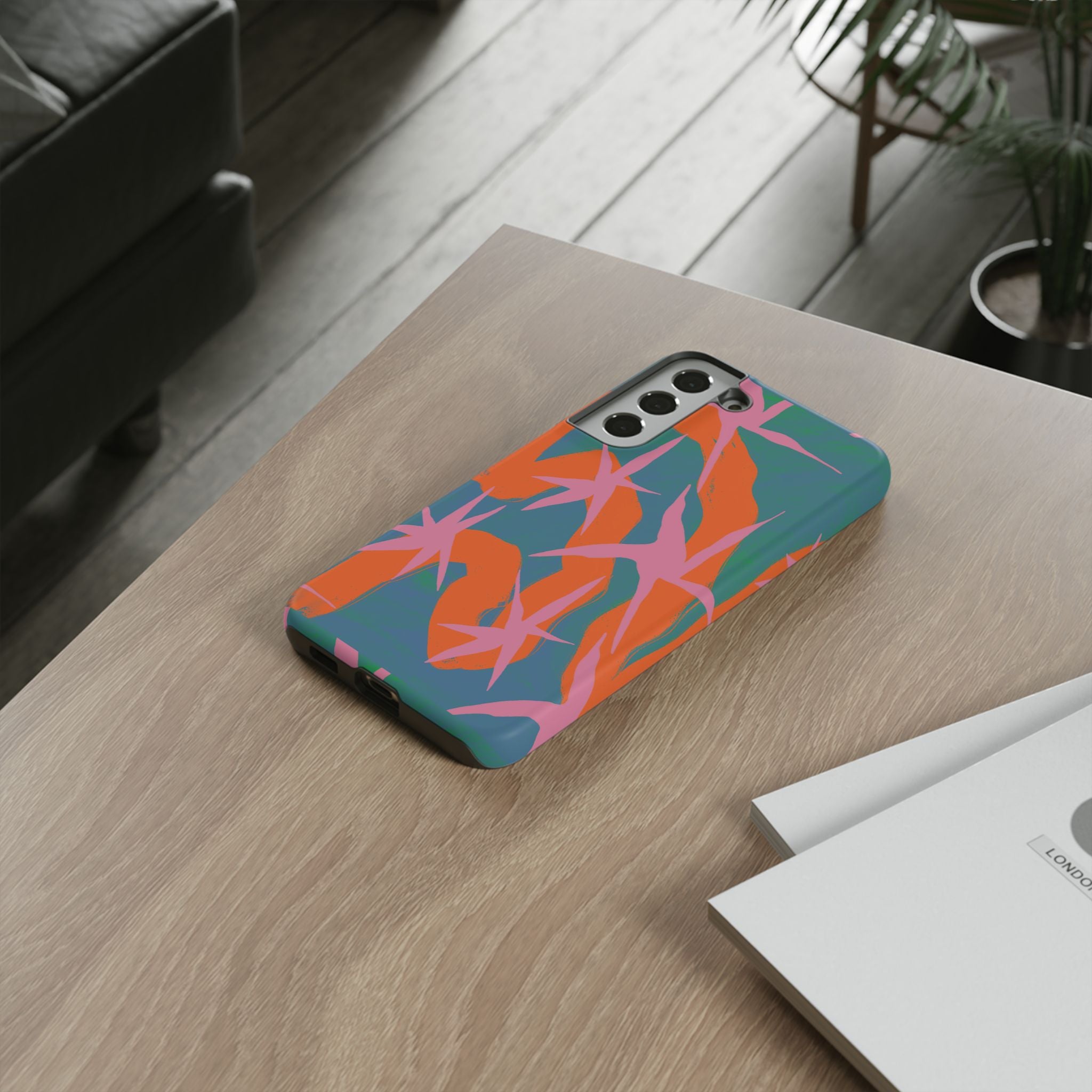 Stylish Phone Case with Abstract Design, Tough Cases, Custom Phone Cover, Gift for Trendsetters, Unique Cellphone Protection