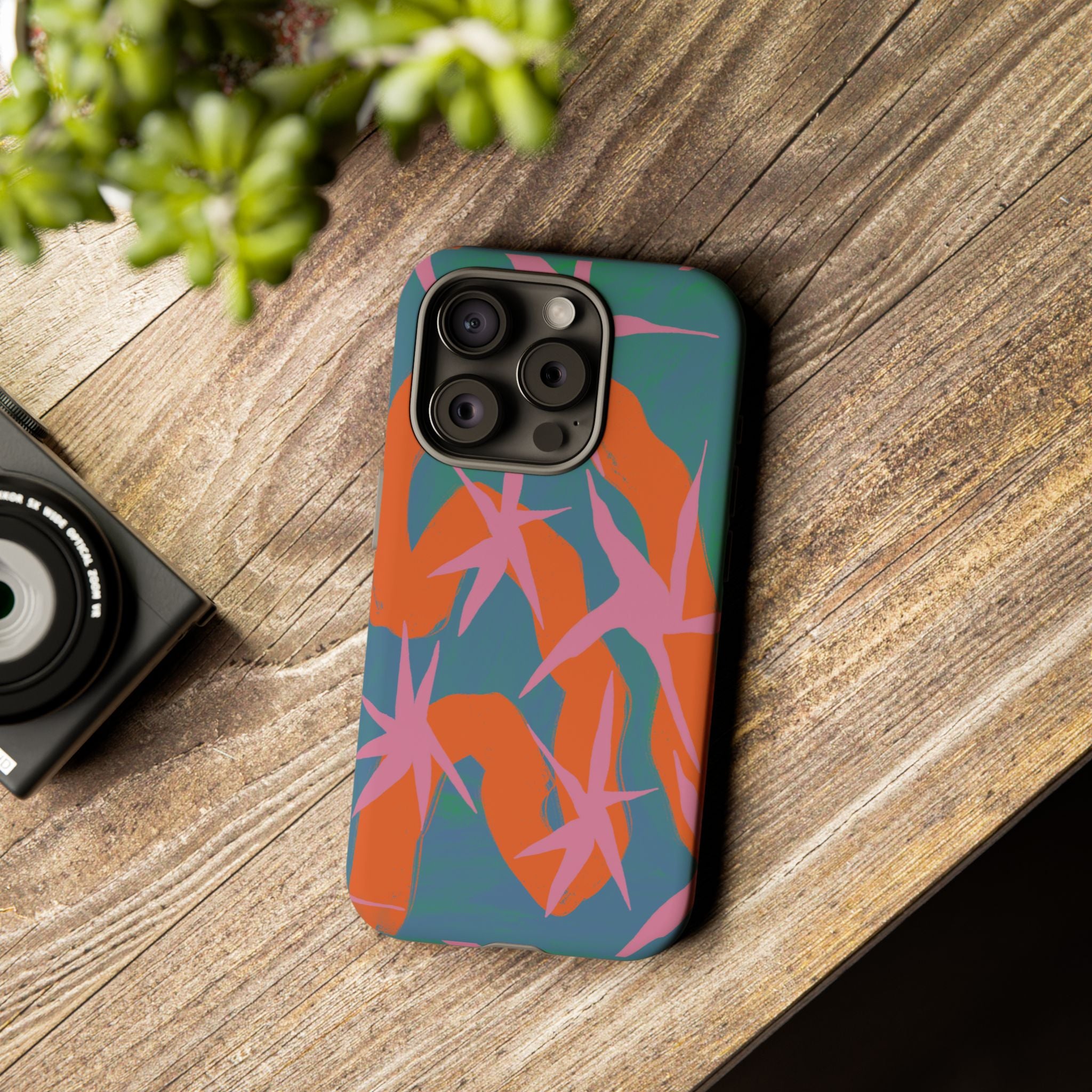 Stylish Phone Case with Abstract Design, Tough Cases, Custom Phone Cover, Gift for Trendsetters, Unique Cellphone Protection