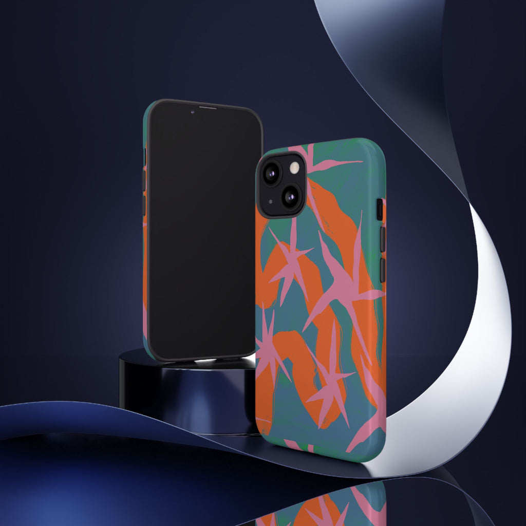 Stylish Phone Case with Abstract Design, Tough Cases, Custom Phone Cover, Gift for Trendsetters, Unique Cellphone Protection