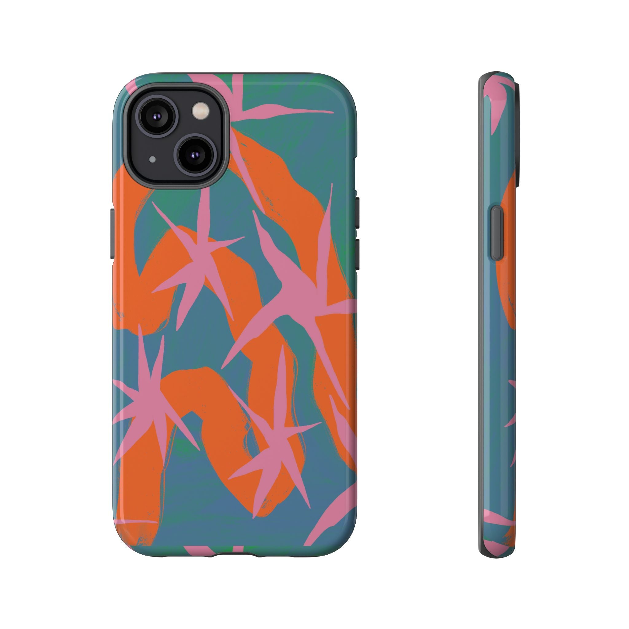 Stylish Phone Case with Abstract Design, Tough Cases, Custom Phone Cover, Gift for Trendsetters, Unique Cellphone Protection