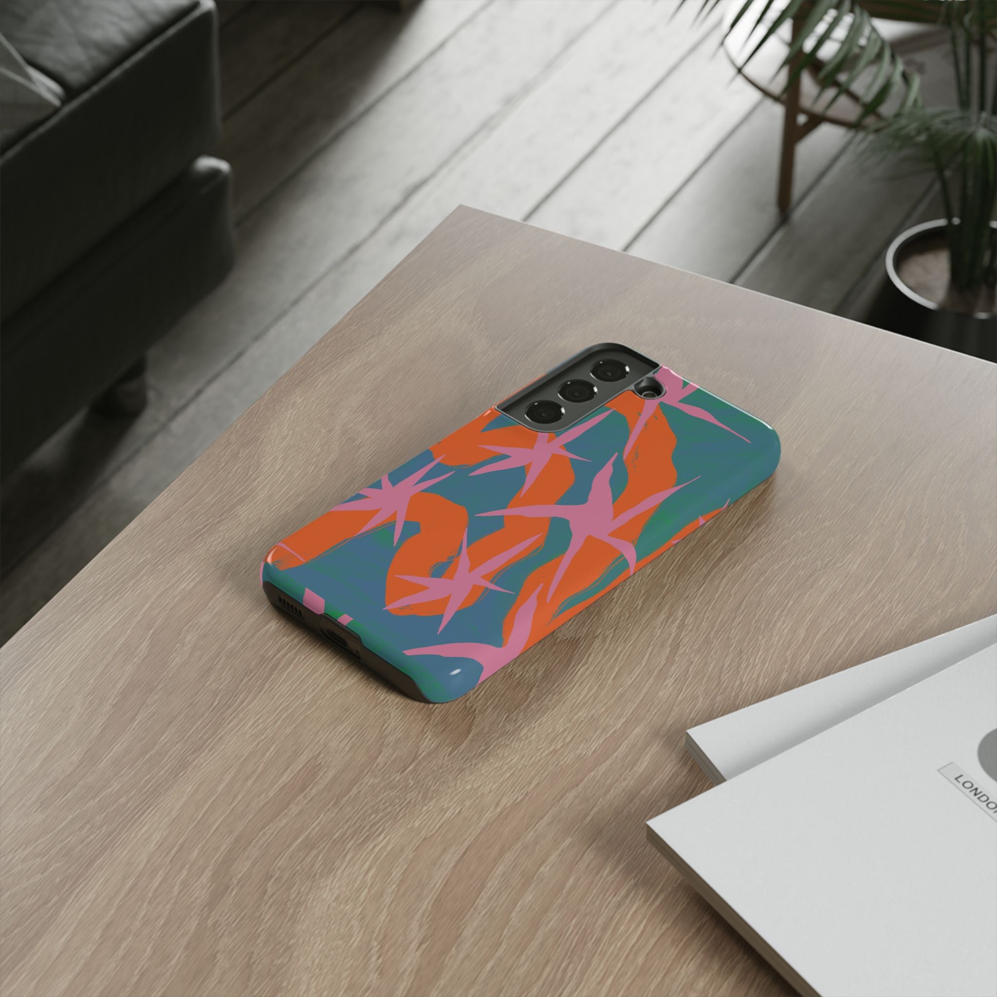 Stylish Phone Case with Abstract Design, Tough Cases, Custom Phone Cover, Gift for Trendsetters, Unique Cellphone Protection