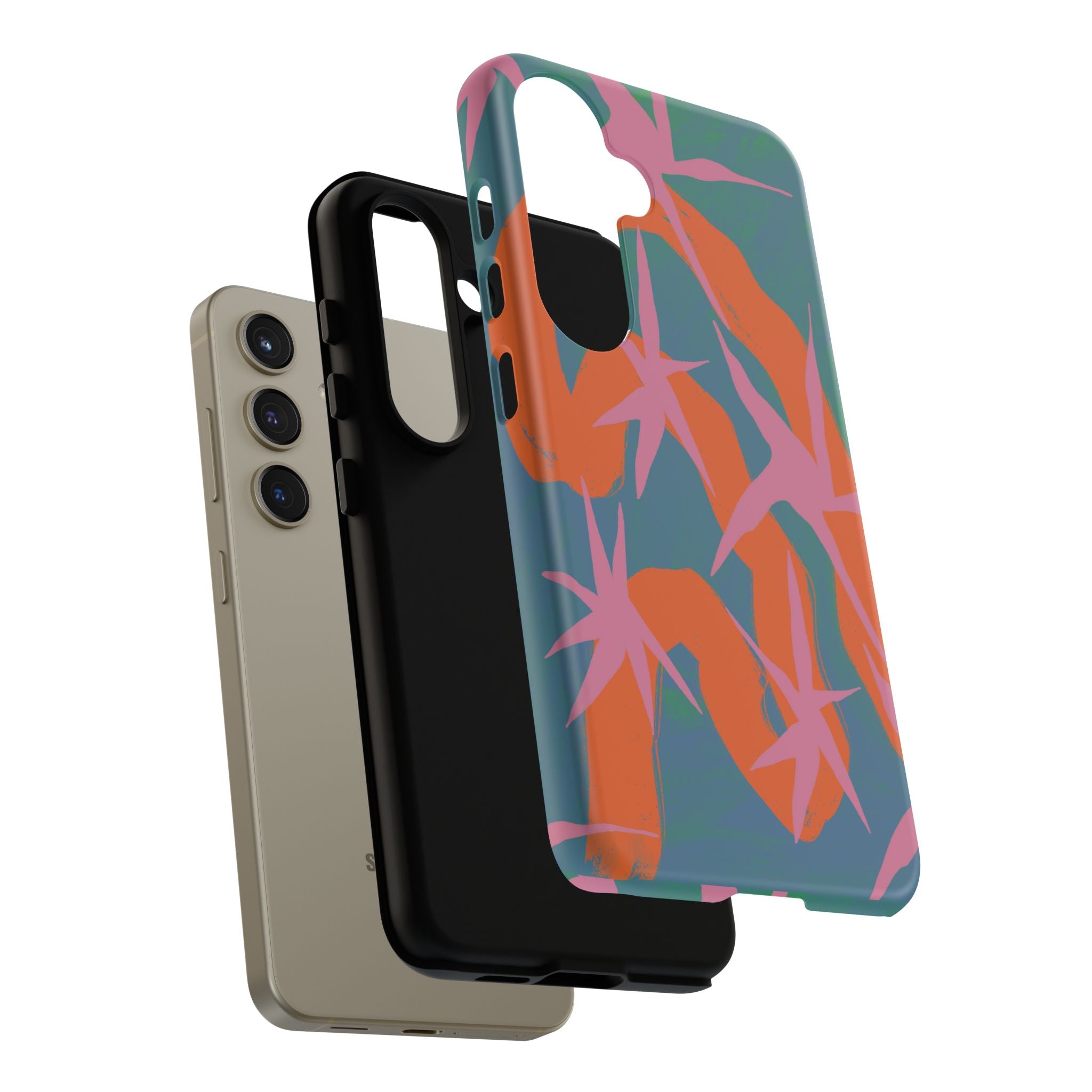 Stylish Phone Case with Abstract Design, Tough Cases, Custom Phone Cover, Gift for Trendsetters, Unique Cellphone Protection