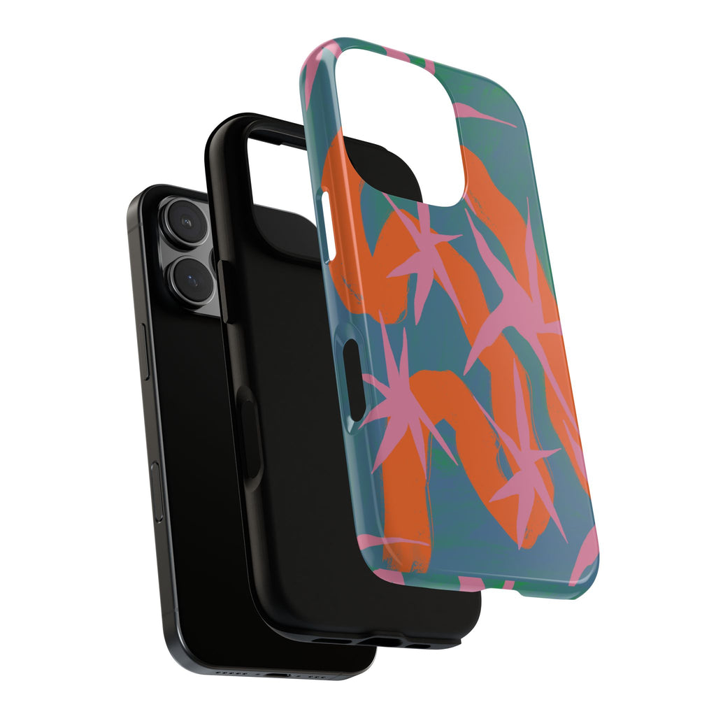 Stylish Phone Case with Abstract Design, Tough Cases, Custom Phone Cover, Gift for Trendsetters, Unique Cellphone Protection