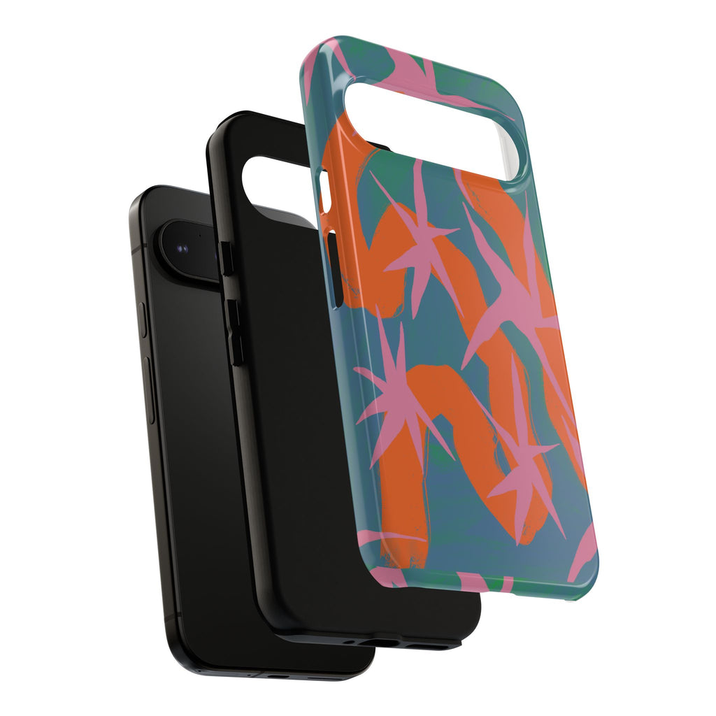 Stylish Phone Case with Abstract Design, Tough Cases, Custom Phone Cover, Gift for Trendsetters, Unique Cellphone Protection