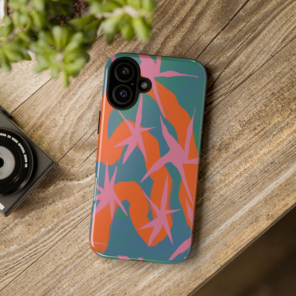 Stylish Phone Case with Abstract Design, Tough Cases, Custom Phone Cover, Gift for Trendsetters, Unique Cellphone Protection