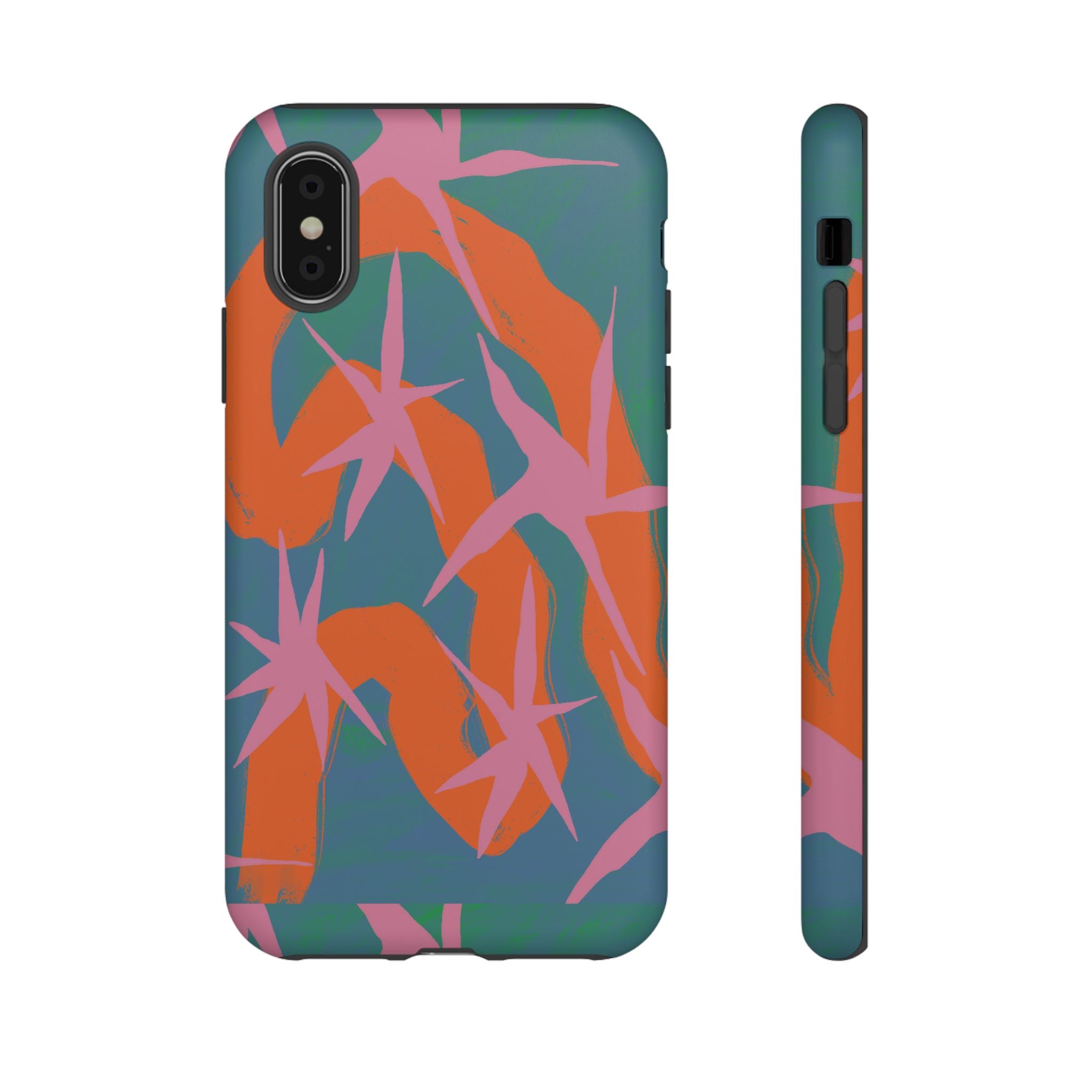 Stylish Phone Case with Abstract Design, Tough Cases, Custom Phone Cover, Gift for Trendsetters, Unique Cellphone Protection