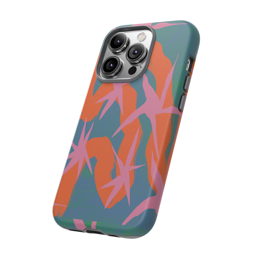 Stylish Phone Case with Abstract Design, Tough Cases, Custom Phone Cover, Gift for Trendsetters, Unique Cellphone Protection